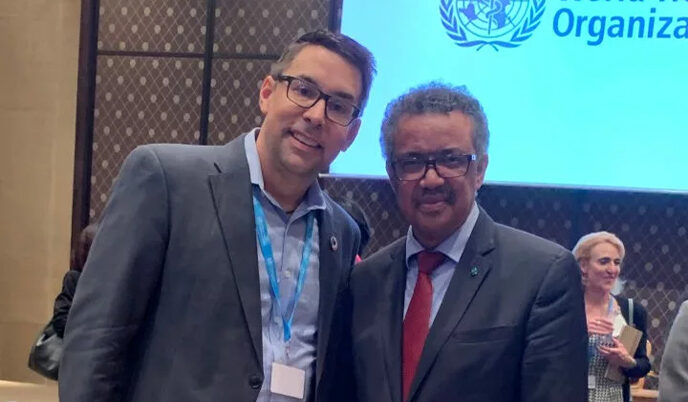 Dr. Tupesis and Tedros Adhanom Ghebreyesus