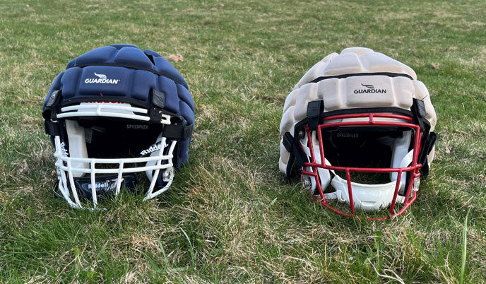 Guardian caps attached to football helmets