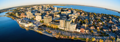 Aerial view of Madison, Wisconsin