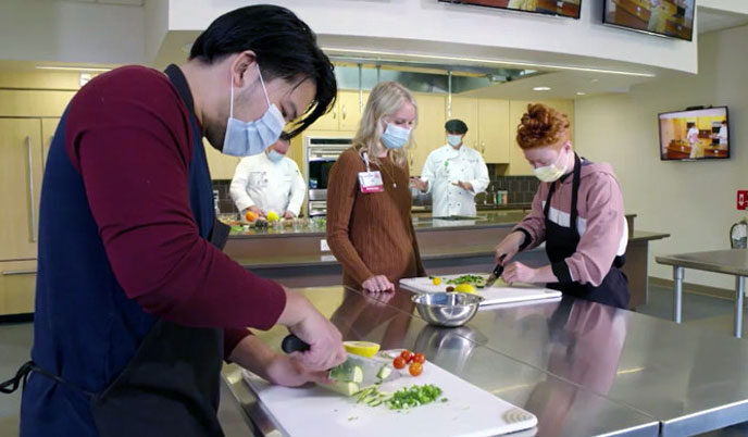 students at the Osher Center