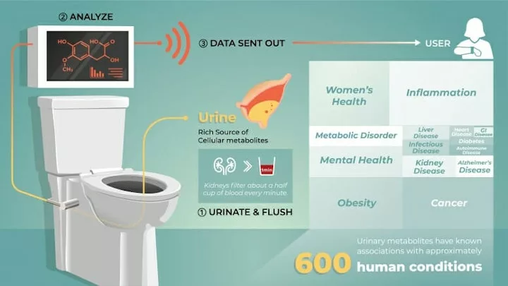 smart toilet system for health monitoring